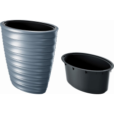 PROSPERPLAST Freze Virágcserép DPFEE600 Világosszürke (CEN-78288) kerti tárolás