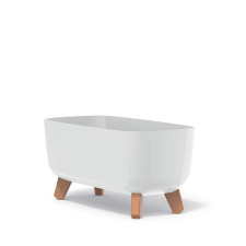 PROSPERPLAST Gracia Case Dizájn Virágtartó Láda Fehér 39 cm, 5db-os csomag kerti tárolás