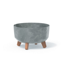  Prosperplast GRACIA LOW kaspó 28,5 cm beton effect kerti tárolás