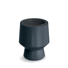 PROSPERPLAST Heos Designer Virágcserép Antracit 27 cm, 2db-os csomag kerti tárolás