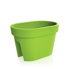 PROSPERPLAST Lofly Railing Műanyag Erkélykorlát Virágtartó Lime 40 cm, 5db-os csomag kerti tárolás