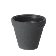 PROSPERPLAST Massive Classic Kőhatású Virágcserép Antracit 30 cm, 5db-os csomag kerti tárolás