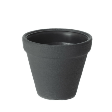 PROSPERPLAST Massive Classic Kőhatású Virágcserép Antracit 35 cm, 5db-os csomag kerti tárolás