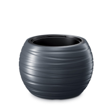 PROSPERPLAST Massive Maze Antracit Kültéri Virágtartó 43,6 cm, 2db-os csomag kerti tárolás
