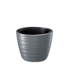 PROSPERPLAST Maze Kőhatású Műanyag Virágtartó Szürke 37,5 cm, 4db-os csomag kerti tárolás