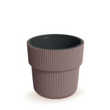 PROSPERPLAST Milly Bordázott Műanyag Virágtartó Marsala 39 cm, 4db-os csomag kerti tárolás