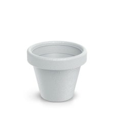 PROSPERPLAST Origina Klasszikus Műanyag Virágcserép Fehér 34 cm, 3db-os csomag kerti tárolás