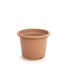 PROSPERPLAST Plastica Klasszikus Terrakotta Virágtartó 15 cm Díszítéssel, 10db-os csomag kerti tárolás