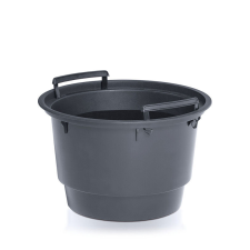 PROSPERPLAST Prémium Műanyag Virágtartó Betét 46 cm Fekete Öntözőrendszerrel, 10db-os csomag kerti tárolás