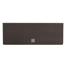 PROSPERPLAST Rato Case - Virágtartó - Rattanhatású - Barna - 58x18x19,5cm kerti tárolás