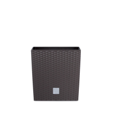 PROSPERPLAST Rato Low Fonott Mintázatú Virágtartó Láda Umbra 20 cm, 5db-os csomag kerti tárolás