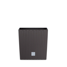 PROSPERPLAST Rato Low Műrattan Virágtartó Umbra 40 cm, 3db-os csomag kerti tárolás