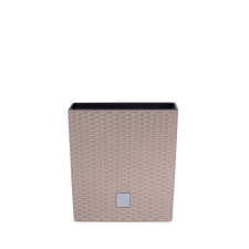 PROSPERPLAST Rato Low Rattan Hatású Virágtartó Láda Mokka 26 cm, 5db-os csomag kerti tárolás