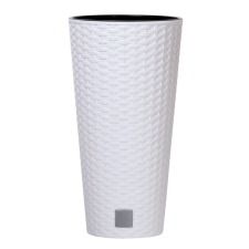 Prosperplast Rato Tubus virágcserép fehér 30 cm-es betéttel kerti tárolás