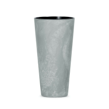 PROSPERPLAST Tubus Slim Beton Hatású Kültéri Virágcserép 30 cm, 5db-os csomag kerti tárolás