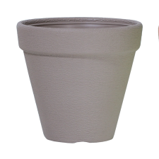 PROSPERPLAST Virágcserép Classic műanyag 35 cm szürke kerti dekoráció