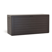 Prosperplast WOODEBOX kerti box barna 280L kerti tárolás