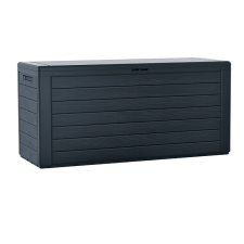 Prosperplast WOODEBOX kerti box, , kerti tároló láda, antracit 280L kerti tárolás