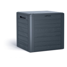 PROSPERPLAST WOODEBOX kerti tároló box antrait 140L kerti tárolás