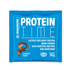  Protein Time Laktázenzimmel Dúsított fehérje csokoládé íz 30 g - Marathontime vitamin és táplálékkiegészítő