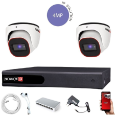 ProVision 4 Megapixeles 2 dome kamerás IP rendszer megfigyelő kamera
