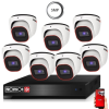 ProVision 5 MegaPixel Provision AHD-20 Dome 7 kamerás kamera rendszer