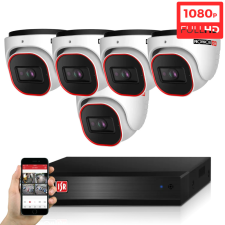 ProVision AHD-23B Dome 5 biztonsági kamerás kamerarendszer Full HD 2MP megfigyelő kamera