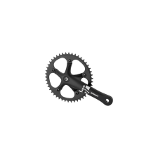 Prowheel Solid 244T-F négyszögtengelyes hajtómű, 44T, 1s, 170 mm, alumínium, fekete kerékpár hajtómű