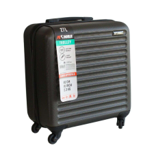  ProWorld kabinos kocsi 360°-os kerekekkel, 27 literes, fekete kézitáska és bőrönd