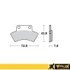 ProX Racing Parts ProX hátsó fékbetét Polaris Scrambler/Sportsman 400 '94-97 (EBC FA232R megfelelője) ProX Racing Parts Futómű és fék alkatrészek Fékbetétek (tárcsafék)