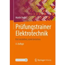  Prüfungstrainer Elektrotechnik, m. 1 Buch, m. 1 E-Book – Martin Poppe idegen nyelvű könyv