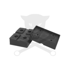 PTC Tools Gumipogácsa csápos emelőhöz 115x80 mm-es téglatest félperemes (GK115x80-FP) emelőgép