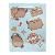 Puckator SRL Puckator ajándéktasak (23x17x9cm, M) világoskék, Pusheen dance (5)