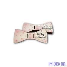  Púderes nyakkendő 5db/csomag 10,5x4,5cm dekorációs kellék