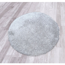  Puffy egyszínű kerek szőnyeg 120cm - szürke lakástextília