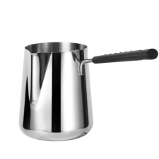 Pufo Coffee rozsdamentes acél fokozatú vízforraló nyéllel, 600 ml vízforraló és teáskanna
