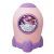 Pufo Dekoratív malacpersely Pufo Rocket Buclucasa, jelszavas nyitás, 18 cm, rózsaszín/lila