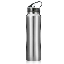 Pufo Simple fém termosz palack italokhoz, izoterm, 600 ml, ezüst termosz