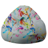  Pufrelax Nirvana Gigant babzsák fotel - Vízálló huzat, kültéri használatra is, polisztirol gyöngyökkel töltve - Játékos színek