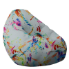  Pufrelax Nirvana Grande babzsák fotel - Vízálló huzat, kültéri használatra is, polisztirol gyöngyökkel töltve - Játékos színek