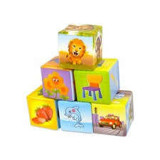  Puha építőkocka 6 darabos készlet kreatív és készségfejlesztő