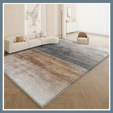 Puha gyapjú szőnyeg - Fekete & Barna 120x180cm DK907930-2 lakástextília