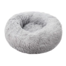 Puha kutya fekhely - világos szürke 40 cm szállítóbox, fekhely kutyáknak