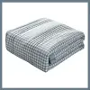  Puha légáteresztős nyári takaró 180x200cm - Szürke rács PW68406-6