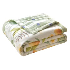  Puha légáteresztős nyári takaró 203x229cm - Sárga virágok PW68406-16 lakástextília