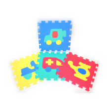 Puha puzzle blokok közlekedési eszközökkel 32 cm puzzle, kirakós