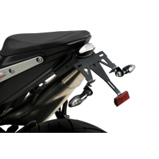 PUIG Adjustable license support PUIG 9683N fekete egyéb motorkerékpár alkatrész