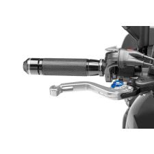 PUIG Brake lever without adapter PUIG 180PA rövid silver/blue egyéb motorkerékpár alkatrész