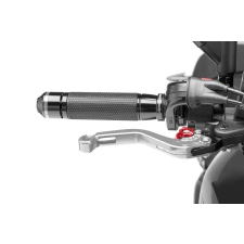 PUIG Brake lever without adapter PUIG 180PR rövid silver/red egyéb motorkerékpár alkatrész