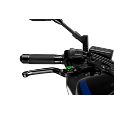 PUIG Brake lever without adapter PUIG 3.0 110NV foldable fekete/zöld egyéb motorkerékpár alkatrész